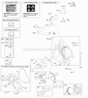 Camshaft Crankcase Cover Crankshaft Cylinder Lubrication OperatorS Manual PistonRingsConnecting Rod Warning Label Diagram and Parts List for 20P214-1183-E1  Briggs and Stratton Engine